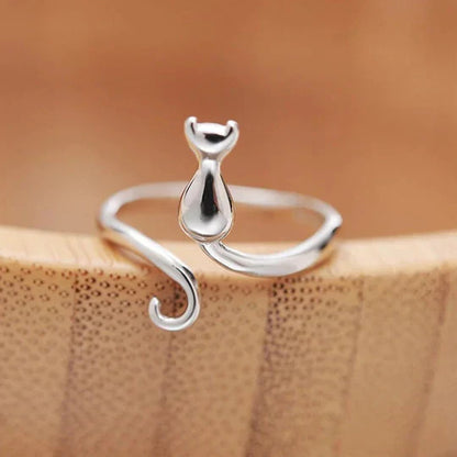 Boyle™ | Open Vintage Cat Ring