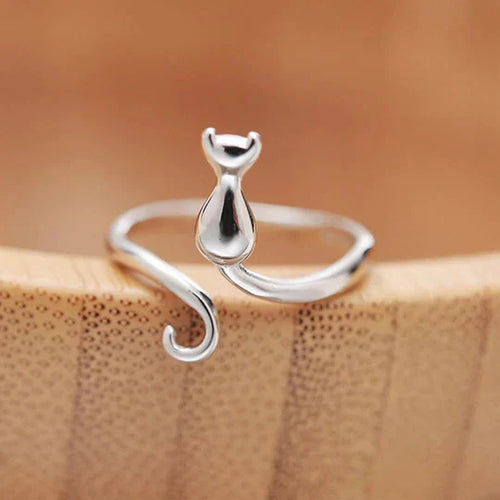 Boyle™ | Open Vintage Cat Ring